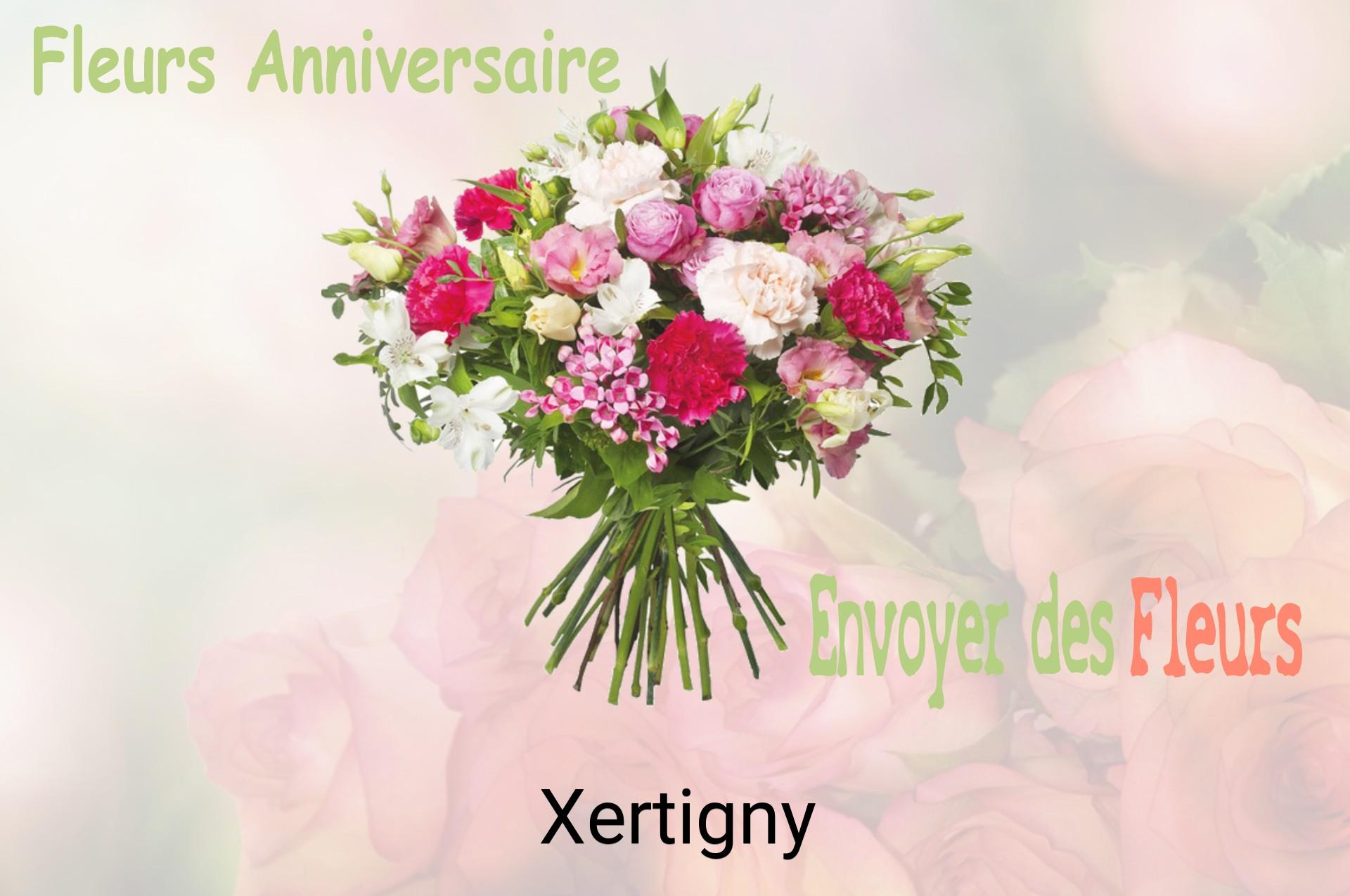 Bouquet de fleurs d’anniversaire livré à Xertigny