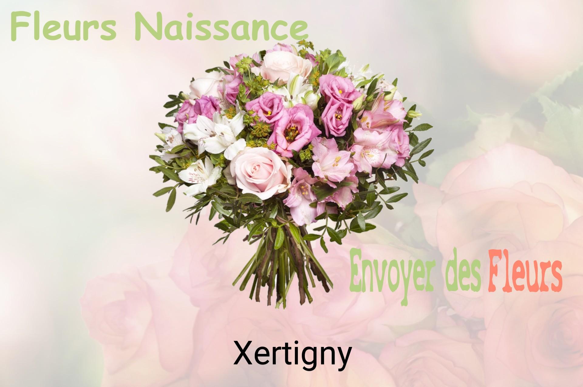 Bouquet de fleurs de naissance livré à Xertigny
